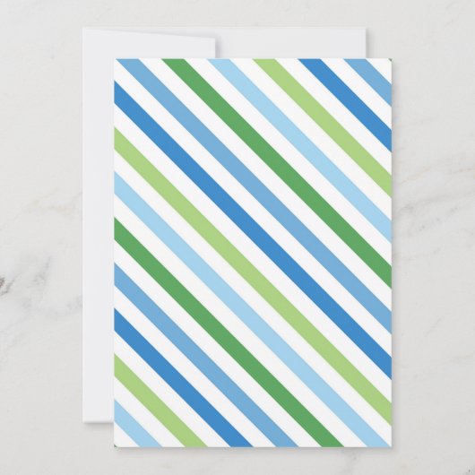 Jongen Gymnastiek Uitnodiging | Gymnastiek Birthda (Achterkant)