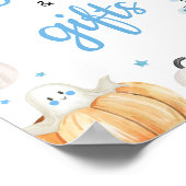 Jongen Halloween Little Book Boeken en geschenken Poster (Hoek)