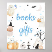 Jongen Halloween Little Book Boeken en geschenken Poster (Voorkant)