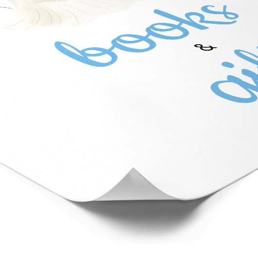 Jongen Halloween Little Book Boeken en geschenken Poster (Hoek)