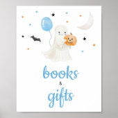 Jongen Halloween Little Book Boeken en geschenken Poster (Voorkant)