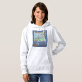 Jongen harken bladeren hoodie (Voorkant volledig)