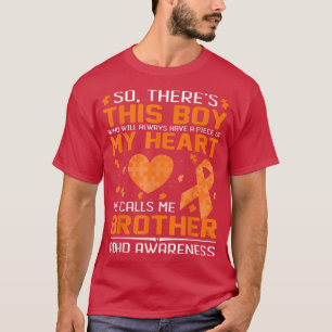 Jongen hebben een stuk van mijn hart dat ik Bro AD T-shirt