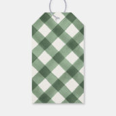 Jongen Herfst Birthday Truck met pompoenen Cadeaulabel (Achterkant)