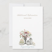 Jongen Herten Baby shower Uitnodiging (Achterkant)