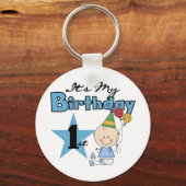 Jongen Het is Mijn Verjaardag Tshirts en Geschenke Sleutelhanger (Voorkant)