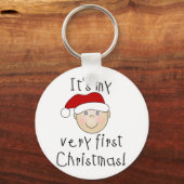 Jongen, het zijn mijn allereerste kerstshirts en - sleutelhanger (Voorkant)