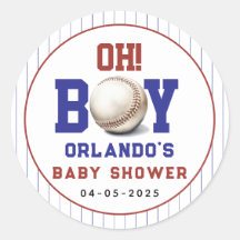 Jongen honkbal baby shower | Cute sportfeestje