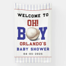 Jongen honkbal baby shower | Cute sportfeestje