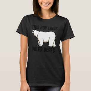 Jongen houdt van poolse Beren Arctic Wild Animal N T-shirt