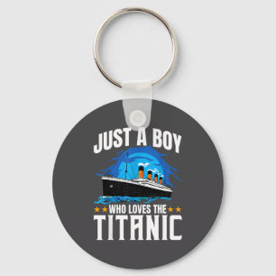 Jongen houdt van Titanic Sleutelhanger