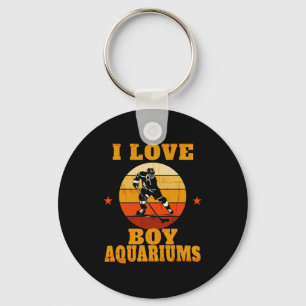 Jongen I Aquarium Hockey Aquaria Lange Mouwen Sleutelhanger
