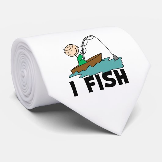 Jongen I Fish Stropdas (Opgerold)