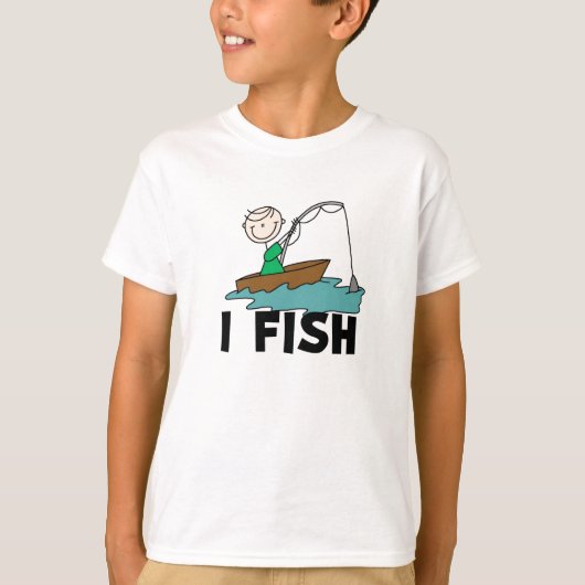 Jongen I Fish T-shirt (Voorkant)