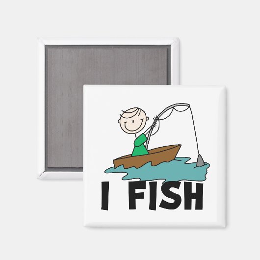 Jongen I Vismagneet Magneet (Voorkant / Achterkant)