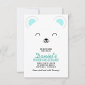 jongen IEDERE LEEFTIJD BEER verjaardagsfeest Kaart (Voorkant)