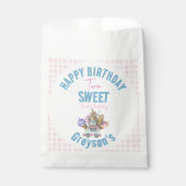 Jongen Ijsvrachtwagen Twee Lief 2e Verjaardagsfees Bedankzakje (Voorkant)