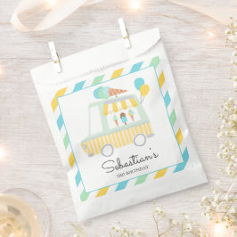 Jongen Ijsvrachtwagen Verjaardagsfeestdecoratie Bedankzakje