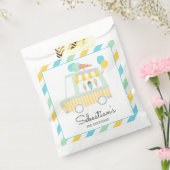 Jongen Ijsvrachtwagen Verjaardagsfeestdecoratie Bedankzakje (Gezegeld)