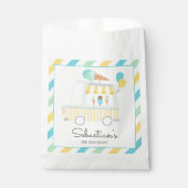 Jongen Ijsvrachtwagen Verjaardagsfeestdecoratie Bedankzakje (Voorkant)