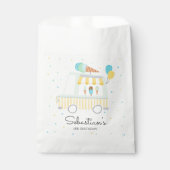 Jongen Ijsvrachtwagen Verjaardagsfeestdecoratie Bedankzakje (Voorkant)