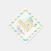 Jongen Ijsvrachtwagen Verjaardagsfeestdecoratie Servet (Hoek)