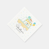 Jongen Ijsvrachtwagen Verjaardagsfeestdecoratie Servet (Hoek)