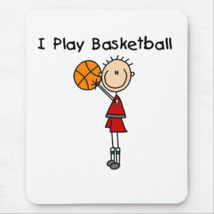 Jongen Ik Speel Basketbal Muismat