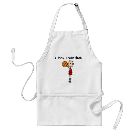 Jongen Ik Speel Basketbal Standaard Schort (Voorkant)