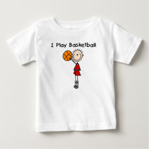 Jongen Ik Speel Basketbal T-shirts en Cadeaus