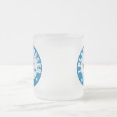 Jongen ik speel Voetbal-overhemden en cadeautjes Matglas Koffiemok (Center)