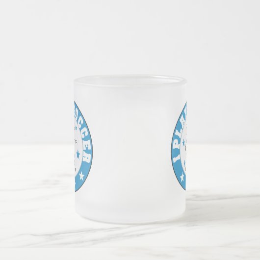 Jongen ik speel Voetbal-overhemden en cadeautjes Matglas Koffiemok (Center)