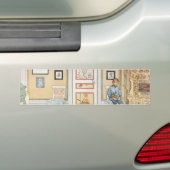 Jongen in de hoek (door Carl Larsson) Bumpersticker (Op auto)