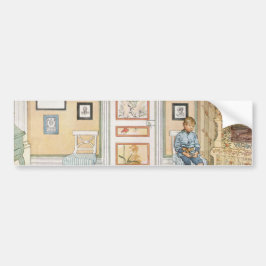 Jongen in de hoek (door Carl Larsson) Bumpersticker