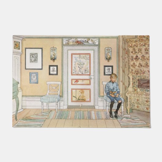 Jongen in de hoek (door Carl Larsson) Deurmat (Voorkant)