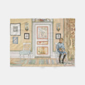 Jongen in de hoek (door Carl Larsson) Fleece Deken (Voorkant (Horizontaal))