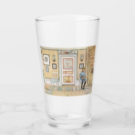 Jongen in de hoek (door Carl Larsson) Glas