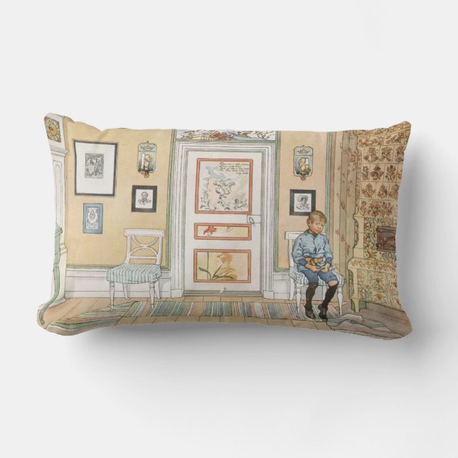 Jongen in de hoek (door Carl Larsson) Kussen (Voorkant)