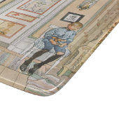 Jongen in de hoek (door Carl Larsson) Snijplank (Hoek)