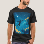 Jongen in de lucht T-shirt (Voorkant)