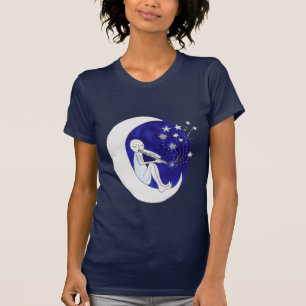 Jongen in de maan t-shirt