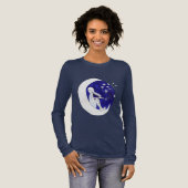 Jongen in de maan Tri-Blend shirt (Voorkant)