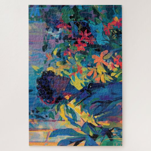 Jongen in een Hothouse Jigsaw Puzzel (Verticaal)