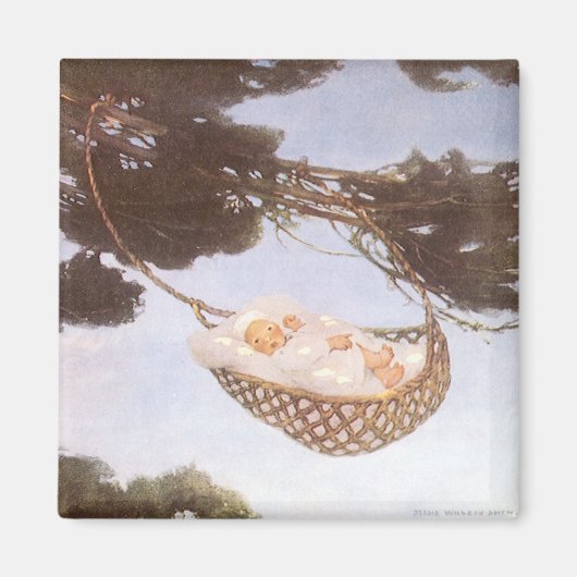 Jongen in Hassoc-boom door Jessie Willcox Smith Magneet (Voorkant)