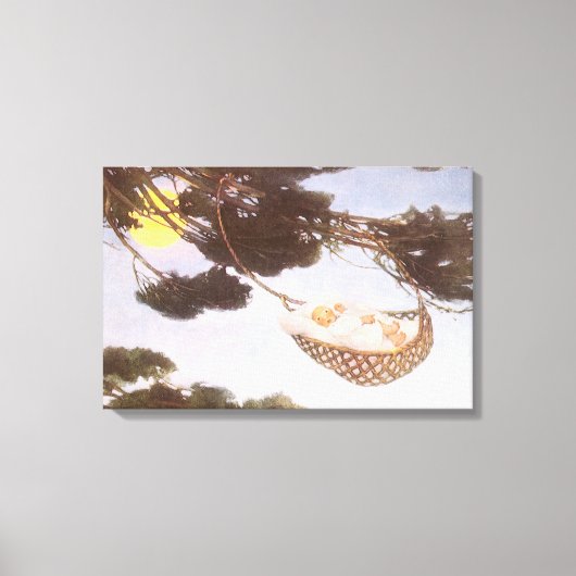 Jongen in Hassoc - Boom van Jessie Willcox Smith Canvas Afdruk (Voorkant)