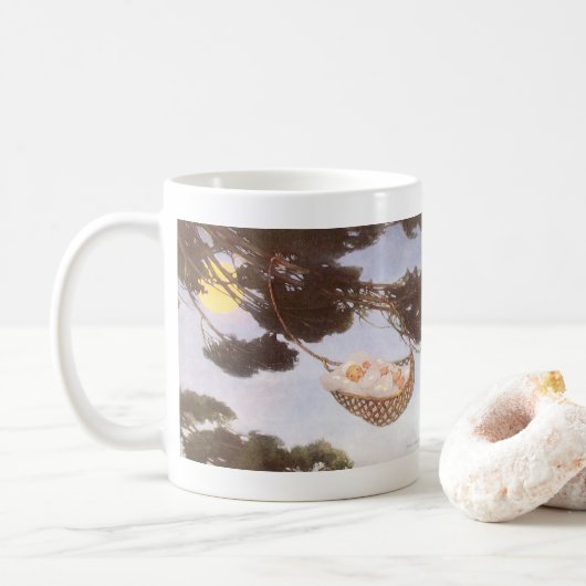 Jongen in Hassoc - Boom van Jessie Willcox Smith Koffiemok (Met donut)