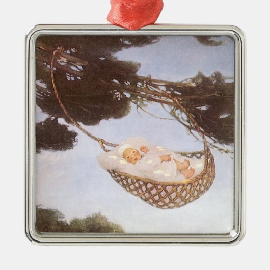 Jongen in Hassoc - Boom van Jessie Willcox Smith Metalen Ornament (Voorkant)