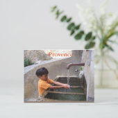 Jongen in het briefkaart van de Provence (Staand voorkant)