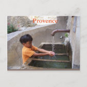 Jongen in het briefkaart van de Provence (Voorkant)