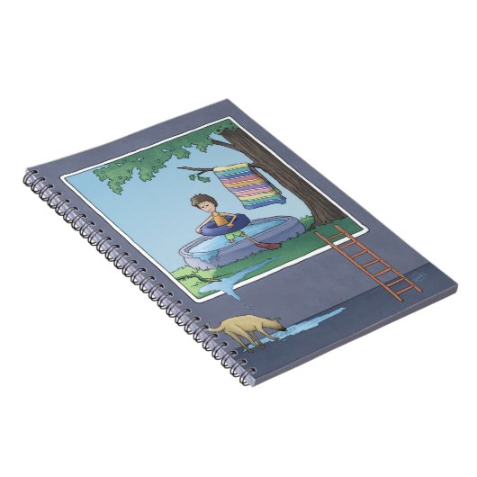 Jongen in het kinderbad Notitieboek (Rechterzijde)